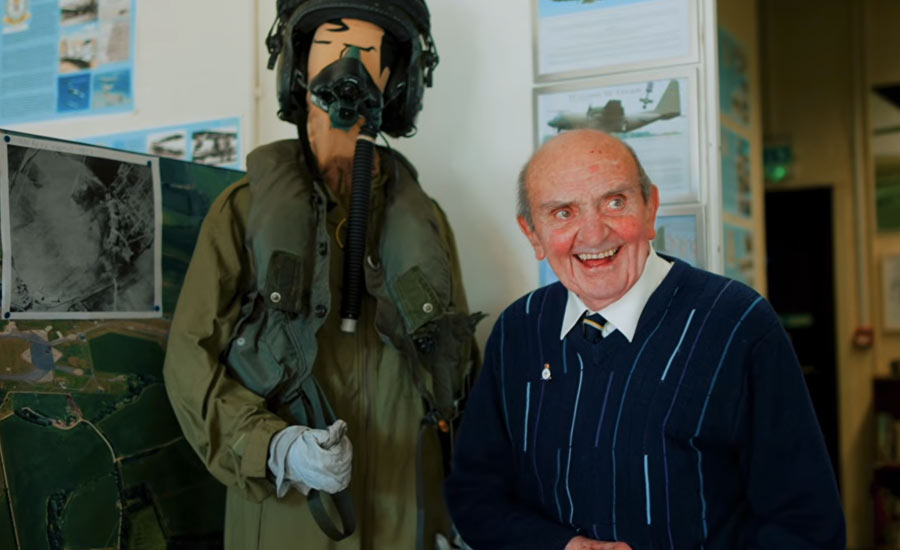 Phil Reconnects With His RAF Past - Churchfields Care Home