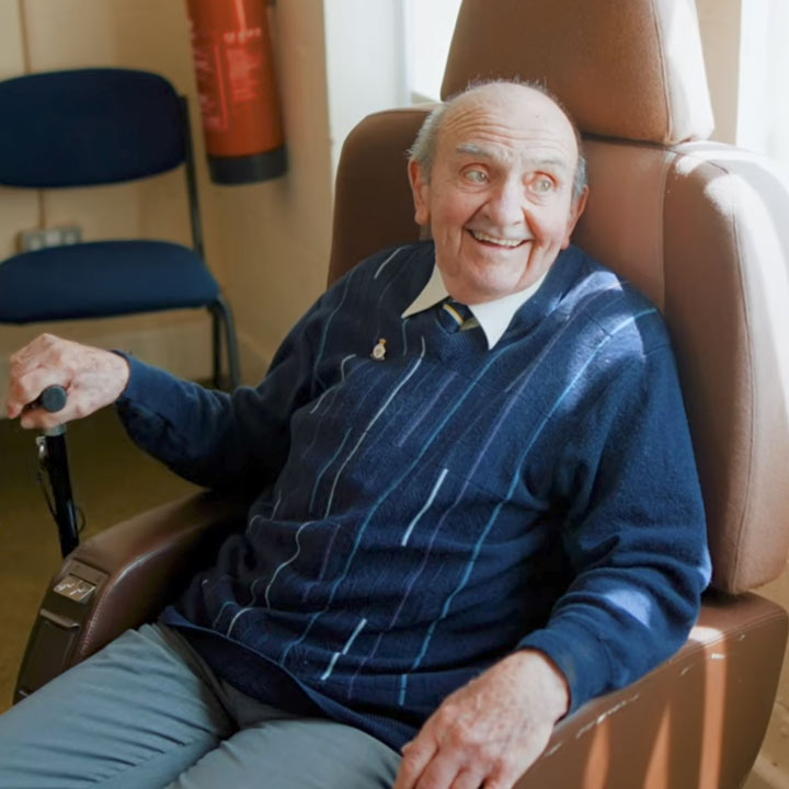 Phil Reconnects With His RAF Past - Churchfields Care Home